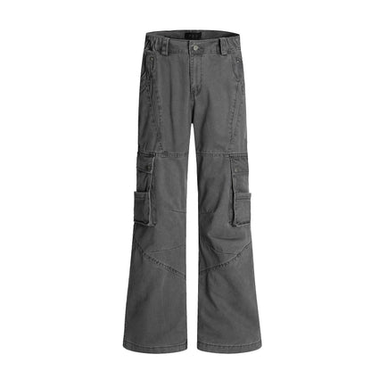 Multi Pocket Flare Cargo Pants WN21451