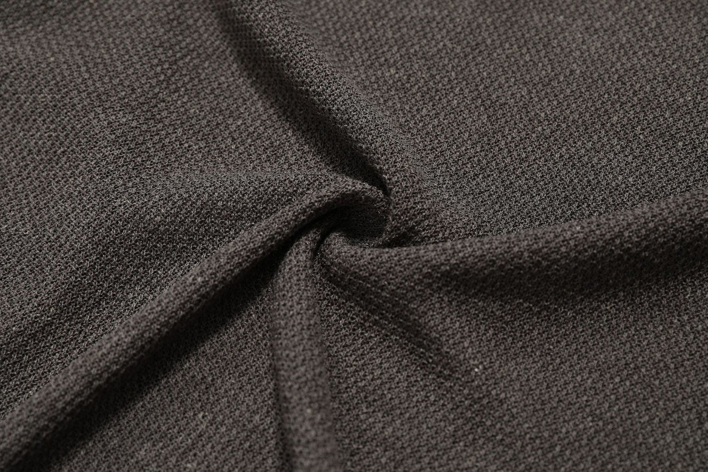 Openwork Linen Henley Neck Knit Sweater WN25712