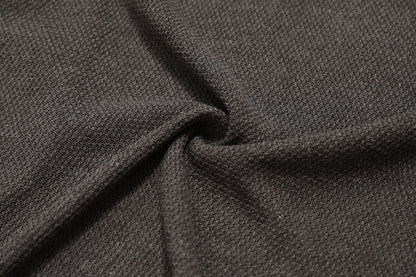 Openwork Linen Henley Neck Knit Sweater WN25712