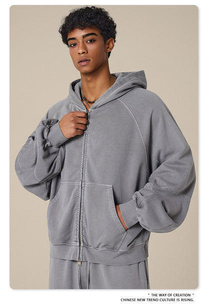 Oversize Zipper Hoodie WN23119