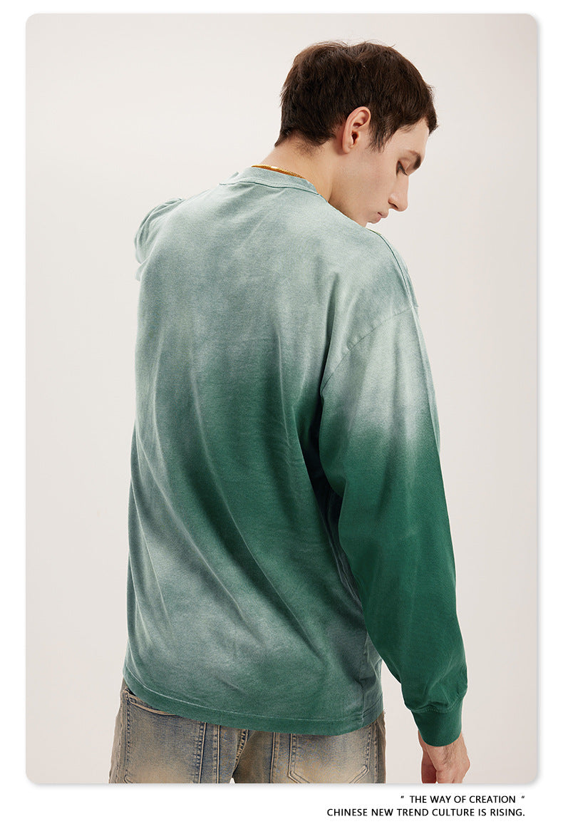 Oversize Washed Long-sleeve t-shirt WN6051