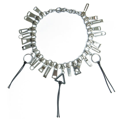 Urban Zipper Charm Necklace WN21141