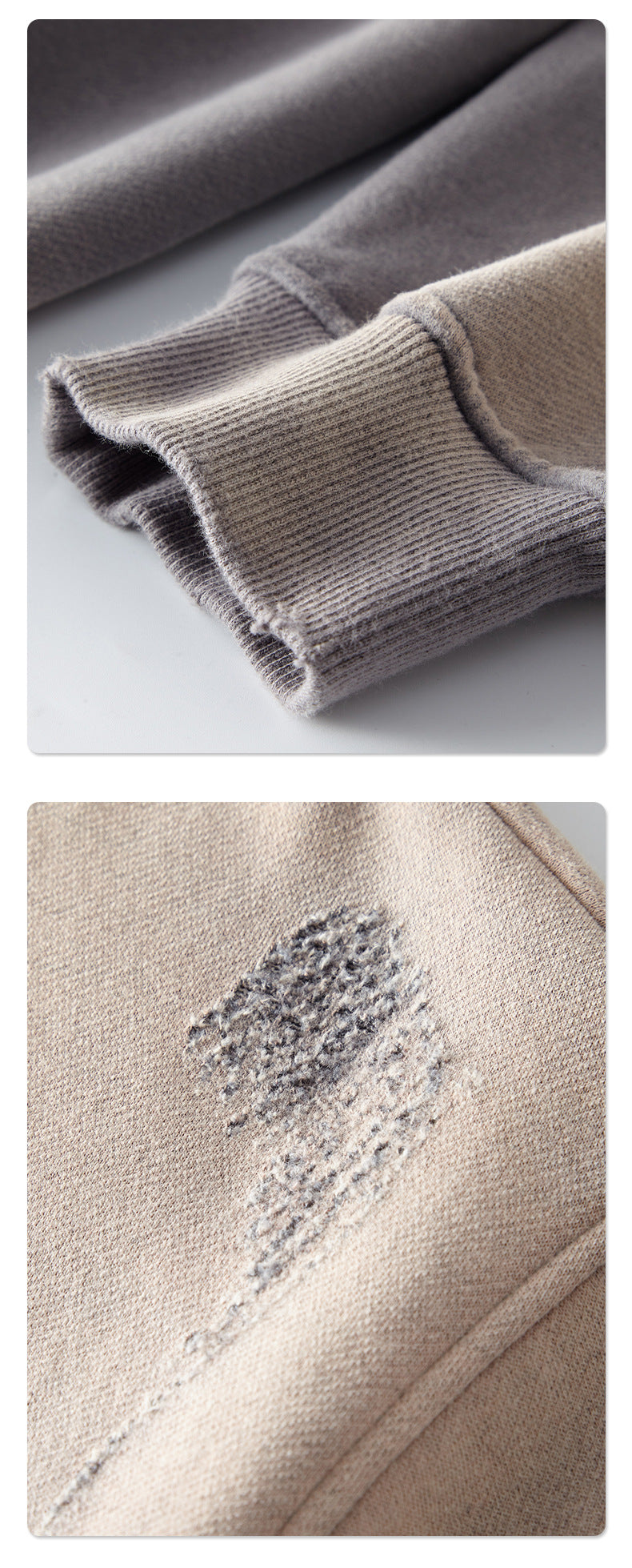 Oversize Washed Damage Hoodie WN6620