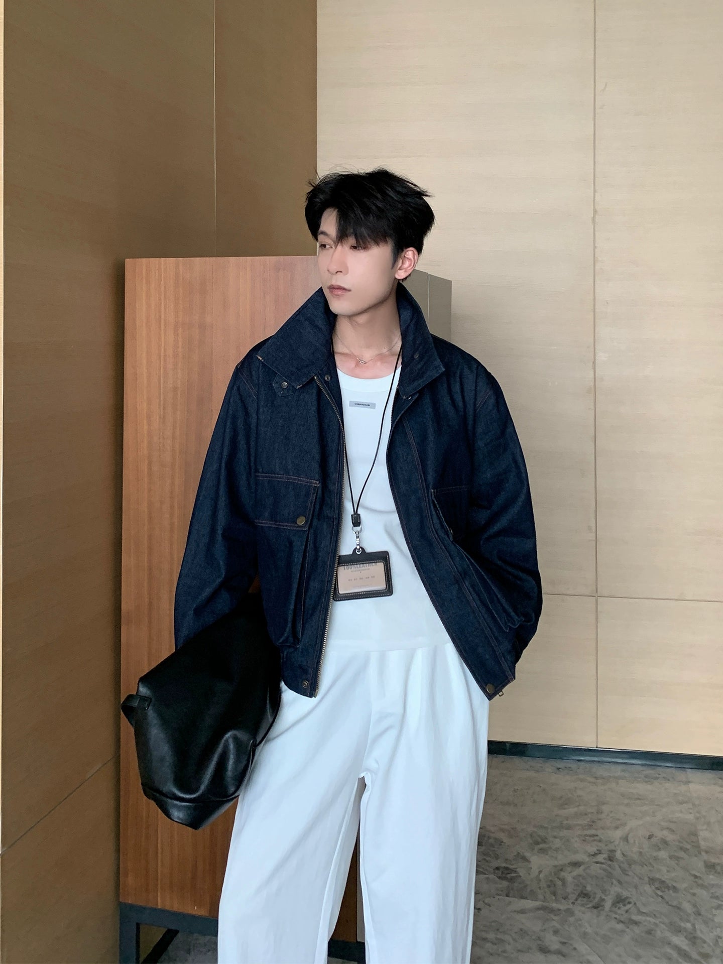 Zipper Denim Jacket WN20477