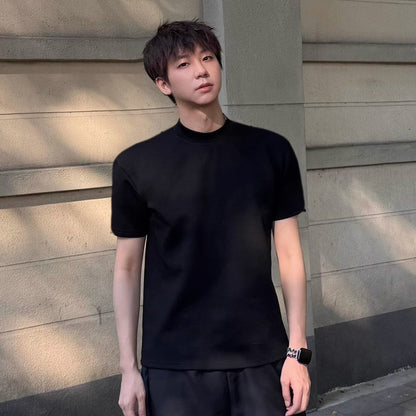 Mock Neck Short Sleeve T-Shirt WN25352