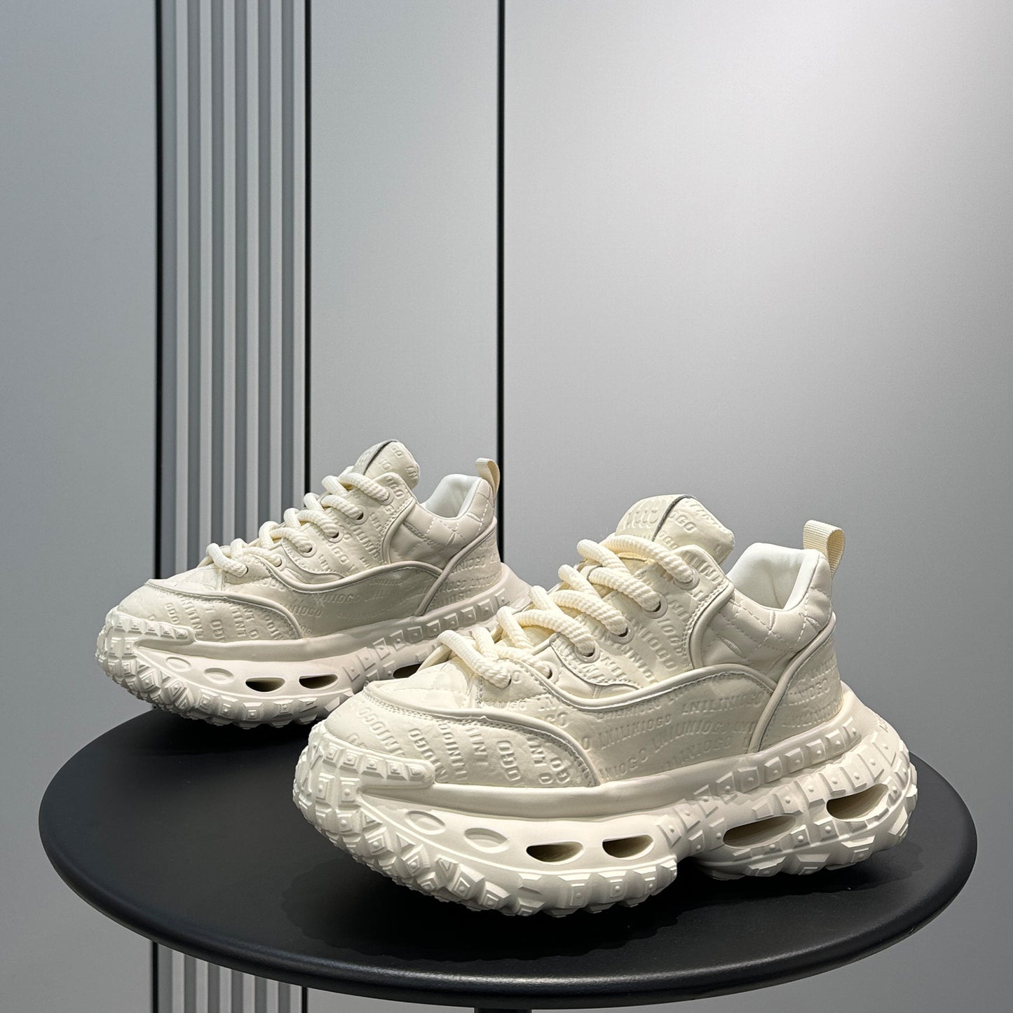 Print Platform Height-Increasing Dad Sneakers WN24752