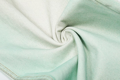 Mud Dye Paint Wide-Leg Straight Denim Jeans WN18538