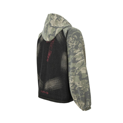 Patchwork Graffiti Camouflage Jacket WN12999