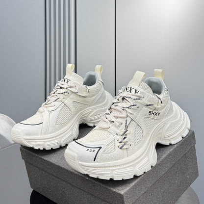 Breathable Platform Height-Increasing Dad Sneakers WN24739