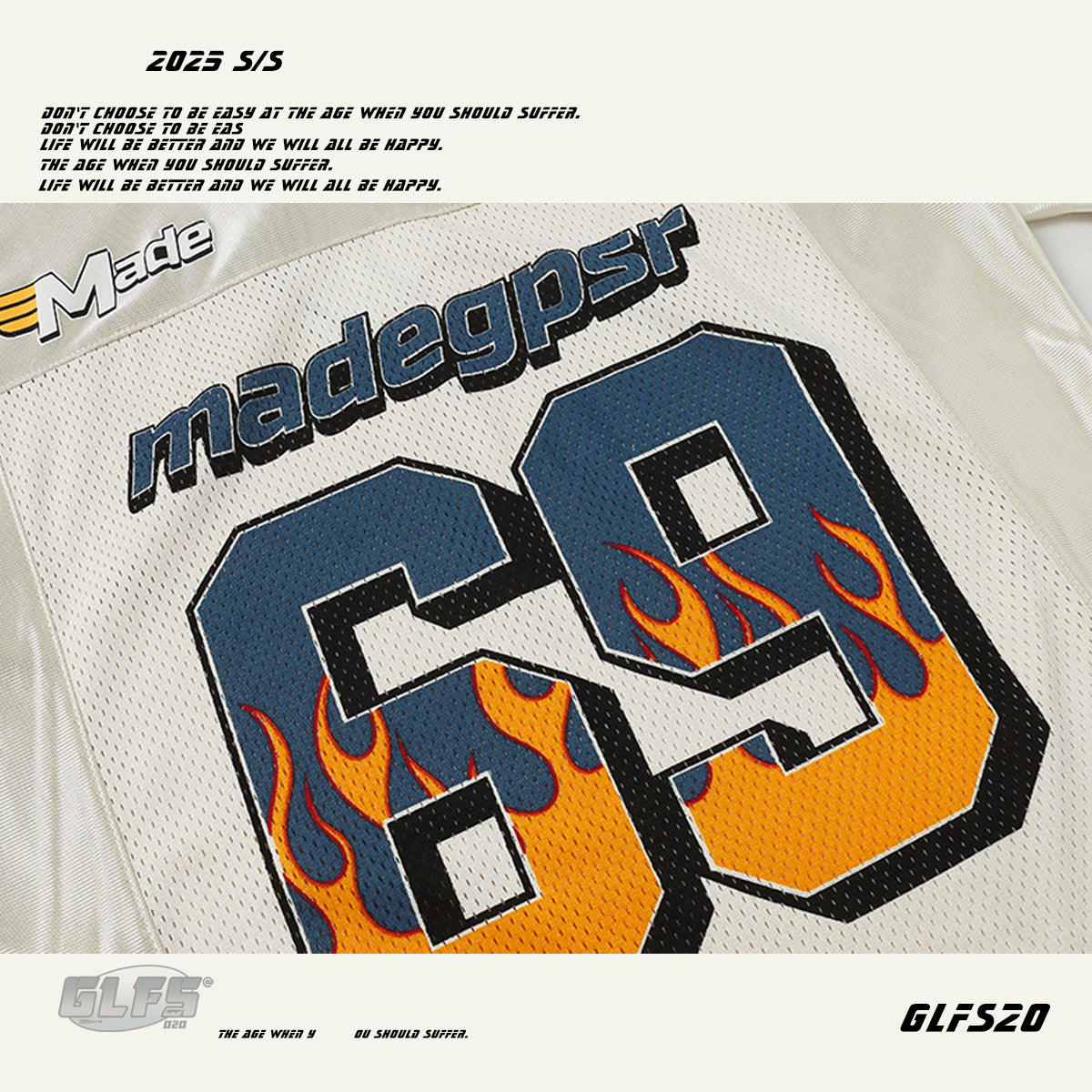 Number Print Flame Graphic Short Sleeve T-Shirt WN26514