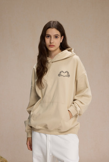 Print Oversize Pullover Hoodie WN9993