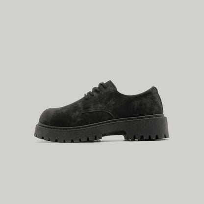Matte Chunky Sole Lace-Up Shoes WN23444