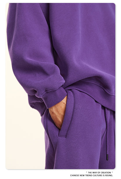 Fleece Lining Oversize Sweatshirt WN9928