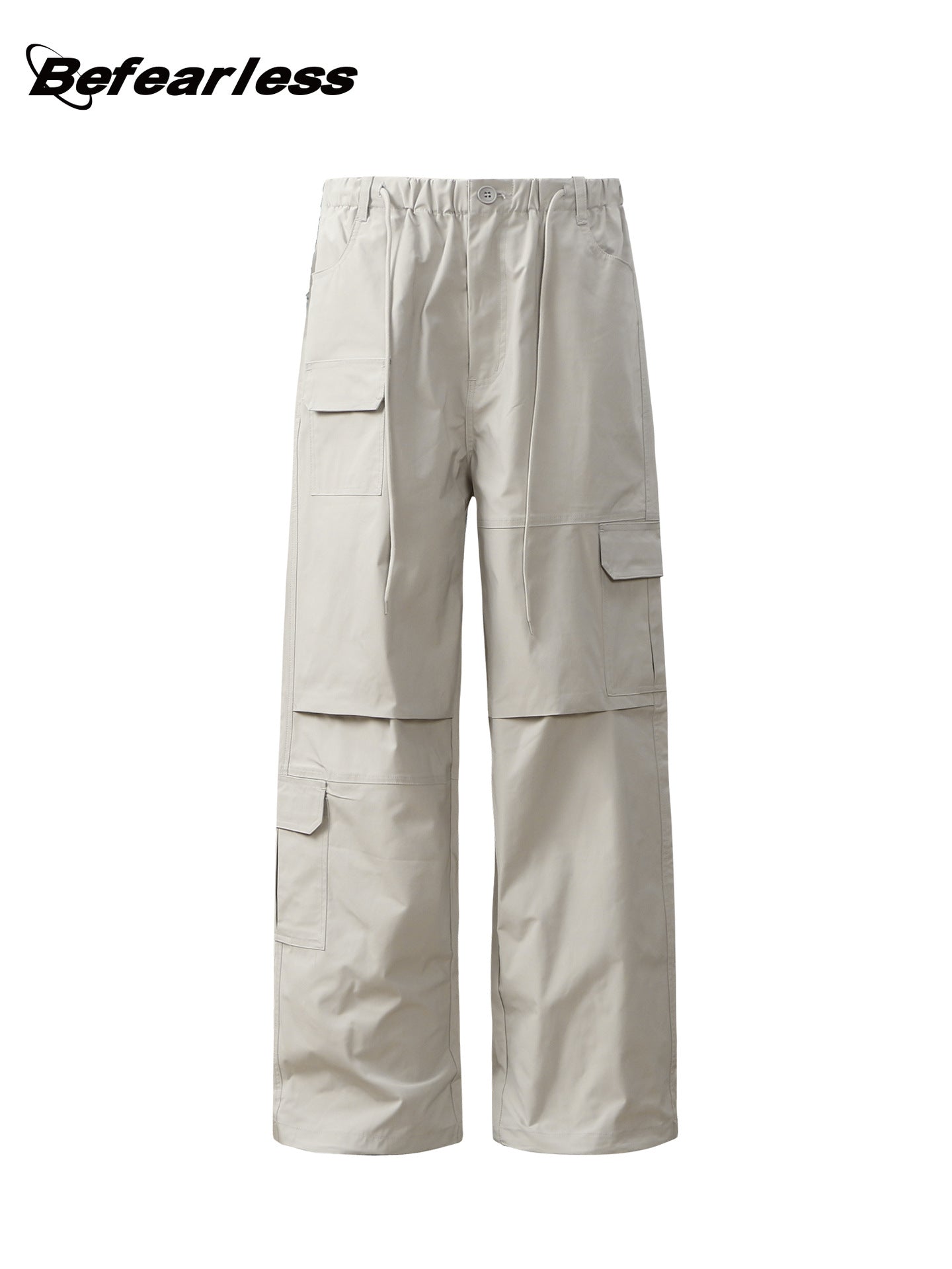 Multi Pocket Panel Wide Leg Cargo Pants WN26194