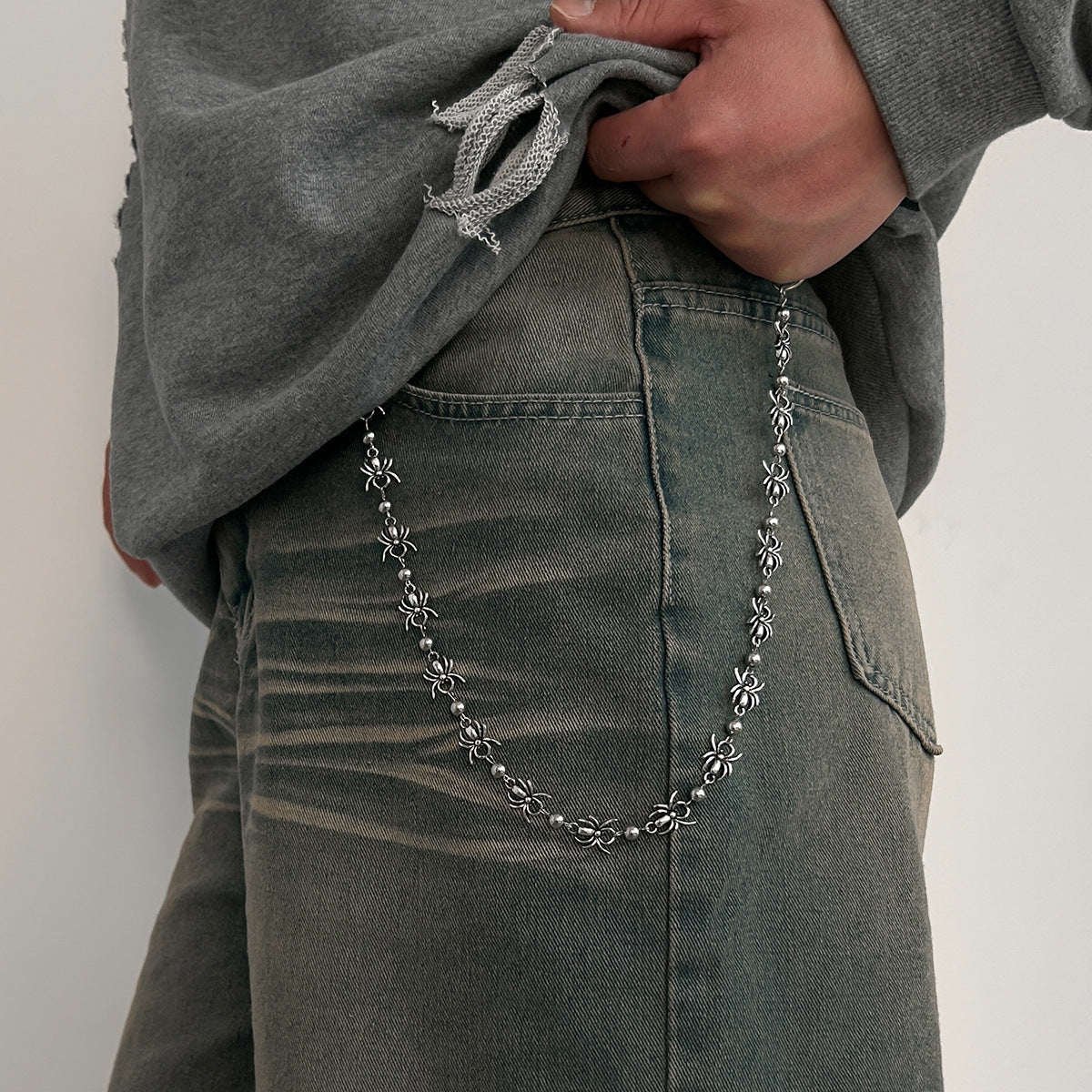 Spider Metal Pants Chain WN21068