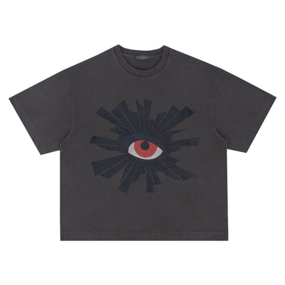 Graphic Print Oversize Short Sleeve T-Shirt WN24194