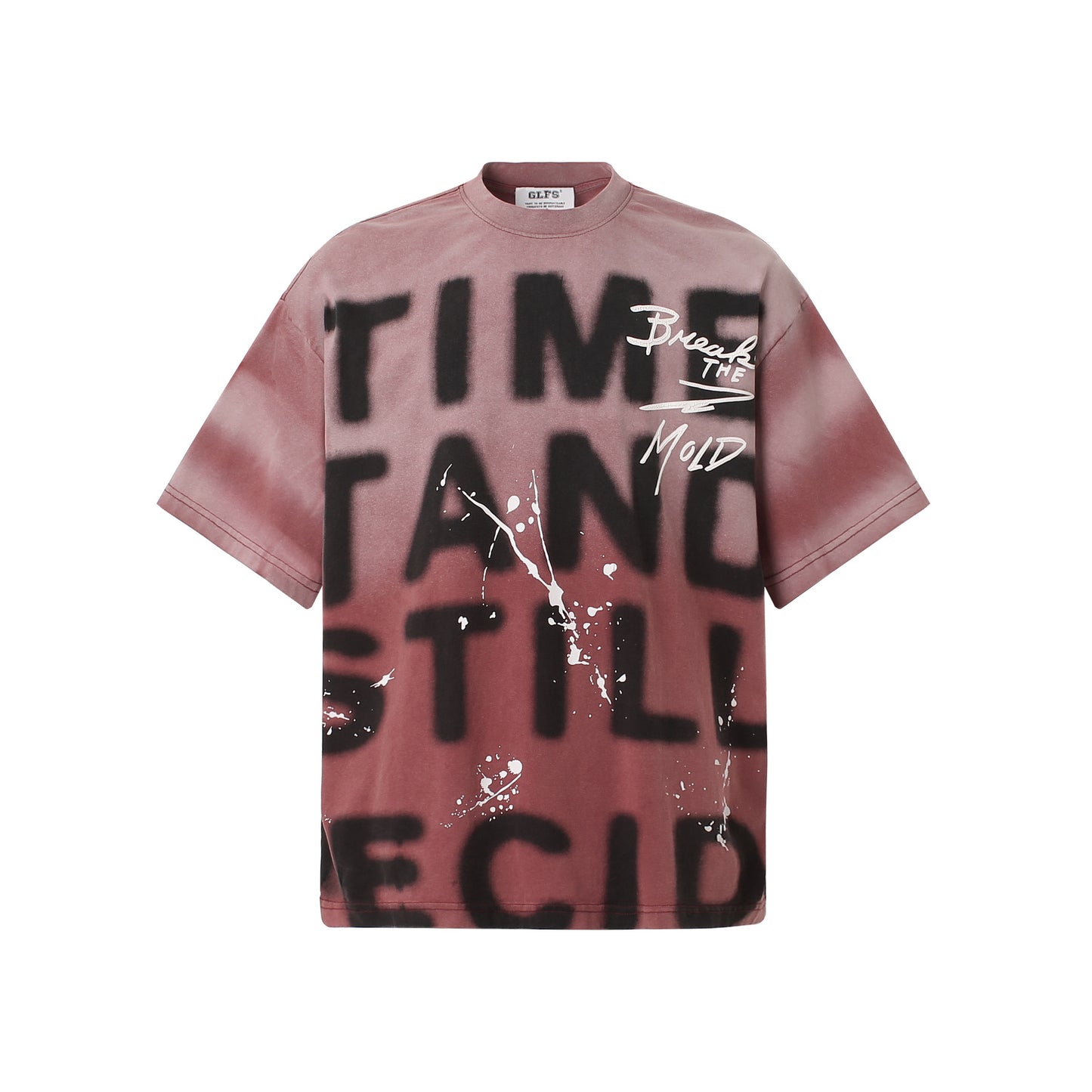 Washed Gradient Oversize Short Sleeve T-Shirt WN25833