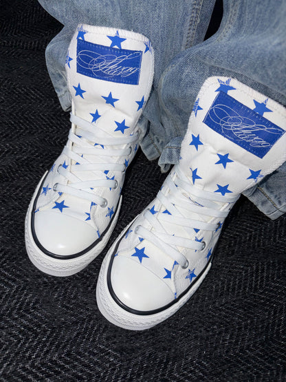 High-Top Star Logo Print Sneakers WN27170