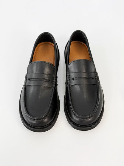 Soft Sole Design Leather Coin Loffer WN19164