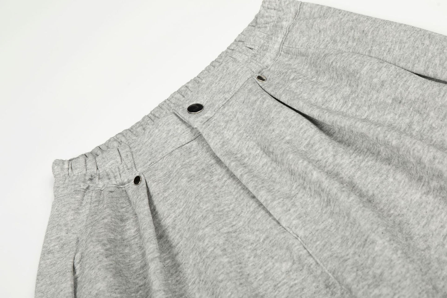 Drape Pleats Wide Leg Sweatpants WN26081