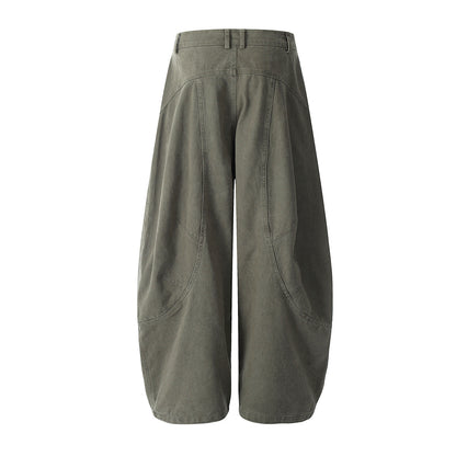 Wide Leg Curved Pants WN25470