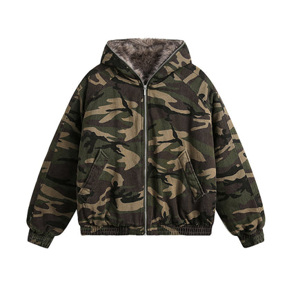 CAMOUFLAGE THERMAL-LINING PADDED JACKET WN11304