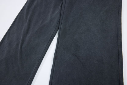 Washed Fade Graphic Wide Leg Sweatpants WN26098