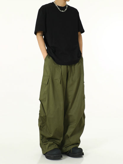 Wide-leg Casual Workwear Pants WN5762