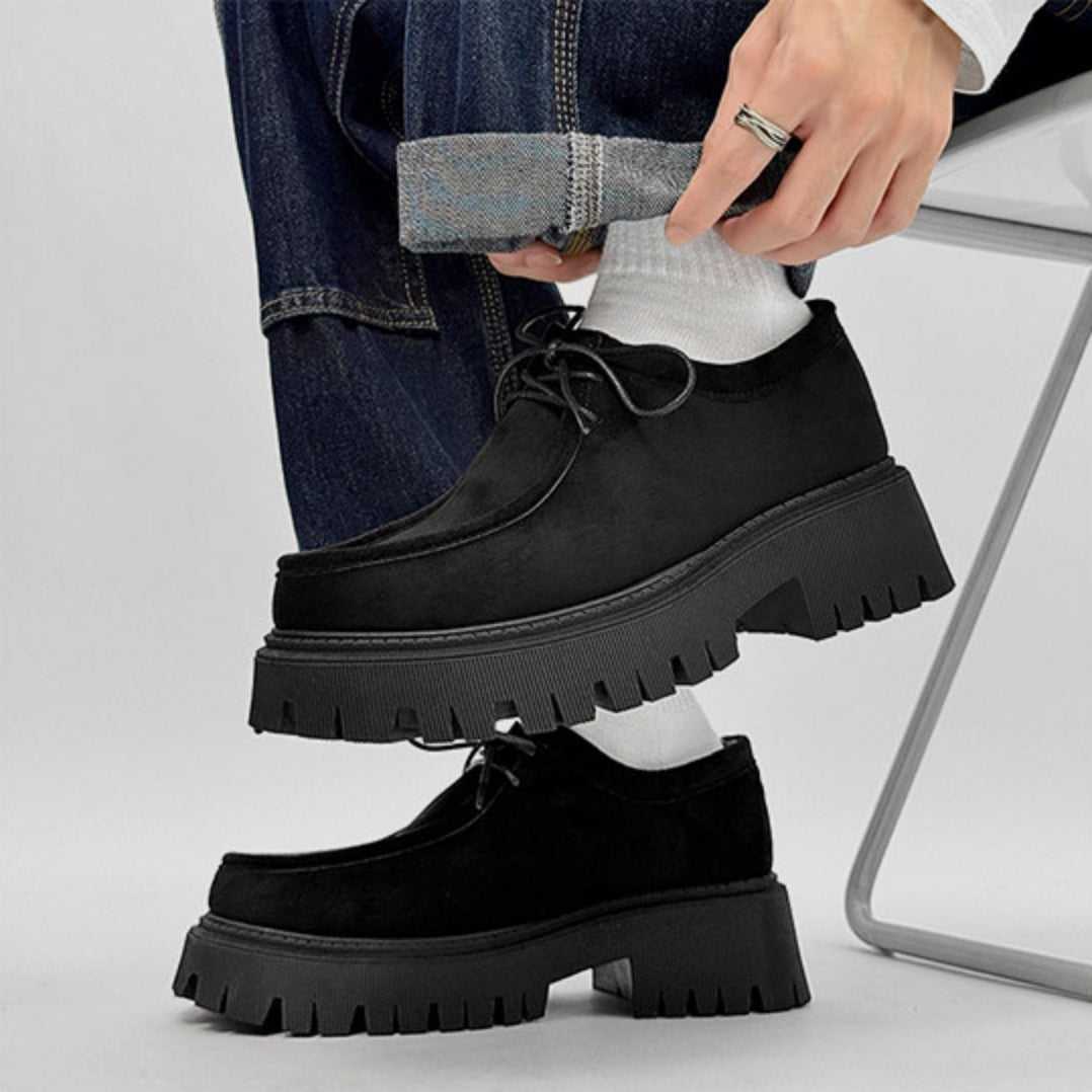 Thick Sole Lace-Up Shoes WN23410