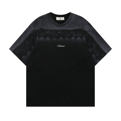 Lace Gradient Short Sleeve T-Shirt WN26762