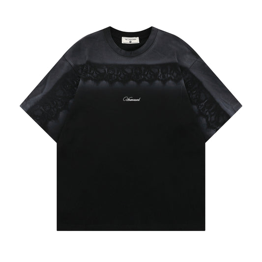 Lace Gradient Short Sleeve T-Shirt WN26762