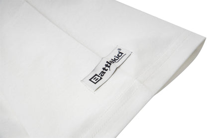 Flower Embroidery Handwritten Letter Short Sleeve T-Shirt WN26921