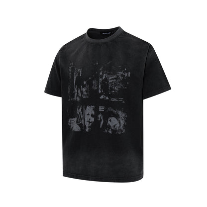 Graffiti Print Short Sleeve T-Shirt WN25686