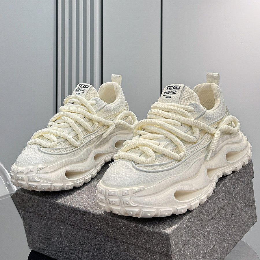 Breathable Platform Height-Increasing Dad Sneakers WN24776