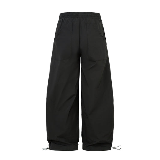 Lightweight Pleats Wide Leg Cargo Pants WN26862