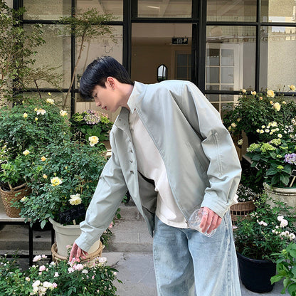Button Standing-Collar Jacket WN25014