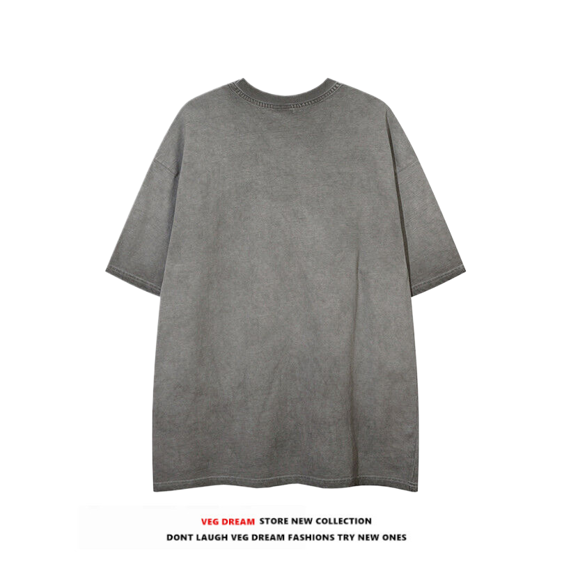Wash Damaged Short Sleeve T-Shirt WN5370