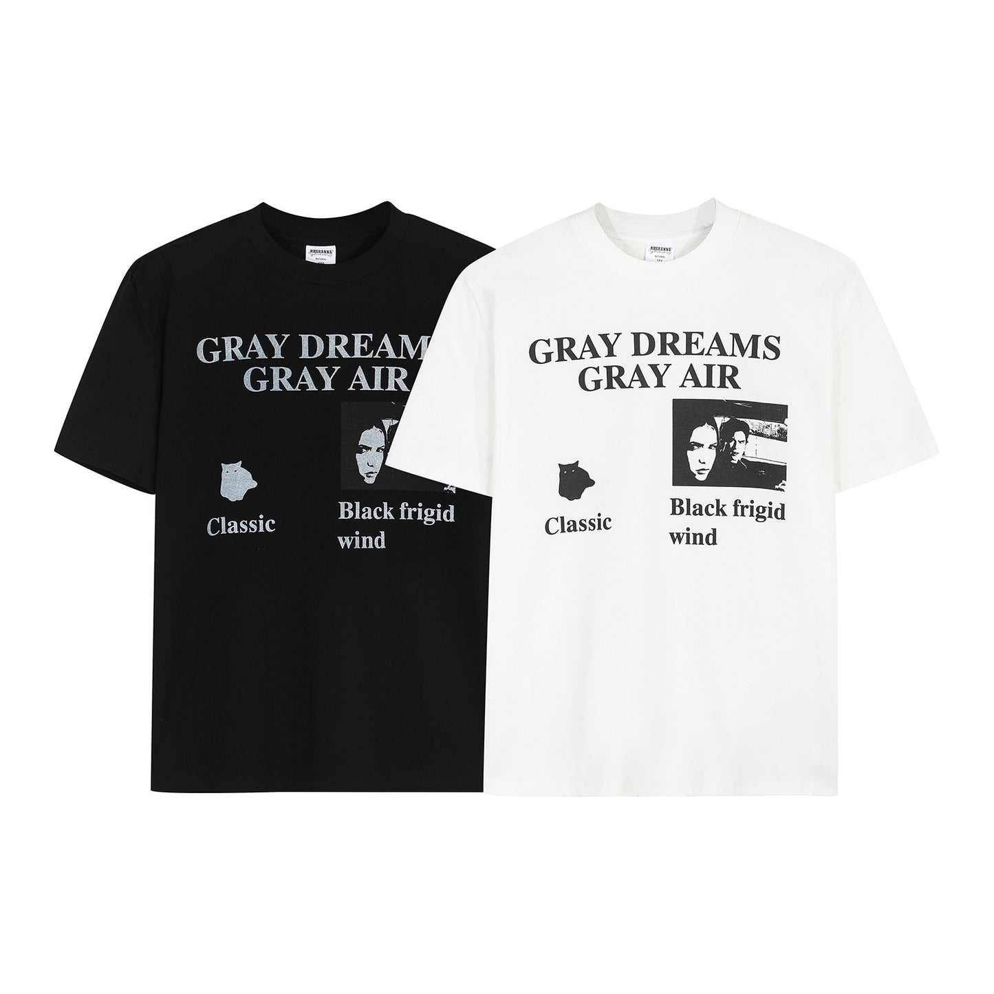 Portrait Graphic Design Short Sleeve T-Shirt WN18577