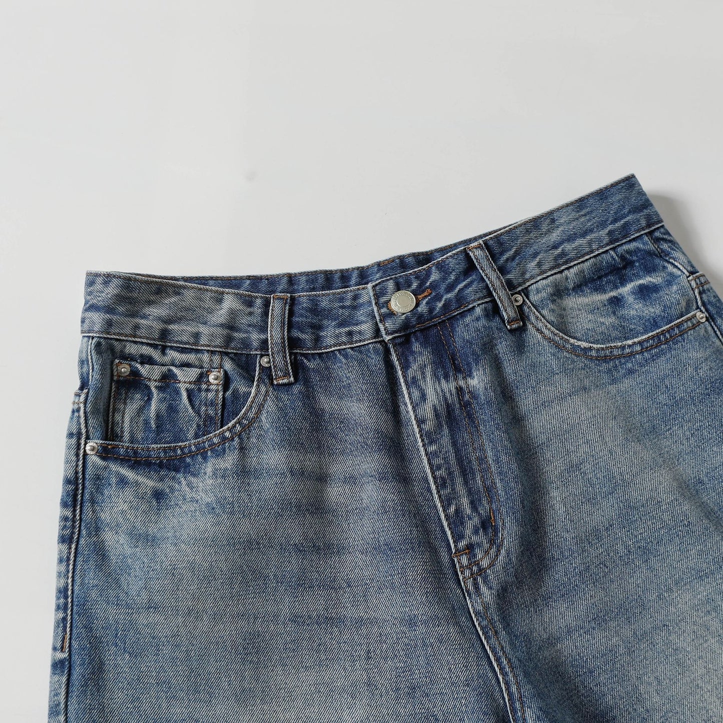 Washed Flare Denim Jeans WN26032