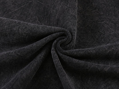 Portrait Design Washed Oversize Short Sleeve T-Shirt WN18591