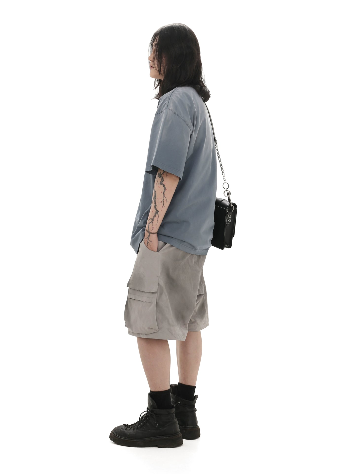 Elastic Cargo Shorts WN7979