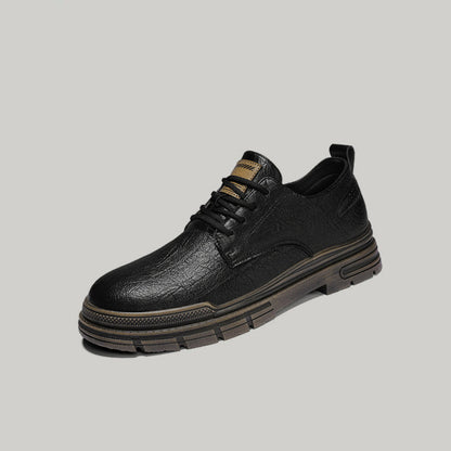 PU Leather Lace-Up Shoes WN23527