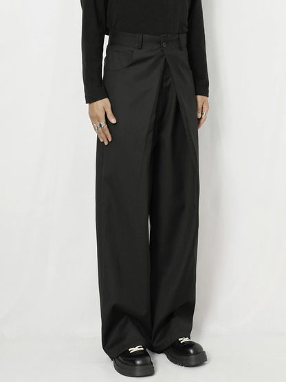 Pleats Straight Trousers WN20140