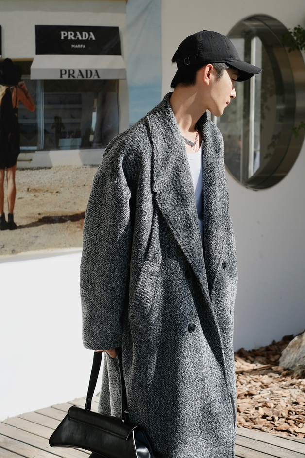 Tweed Oversize Coat WN10024