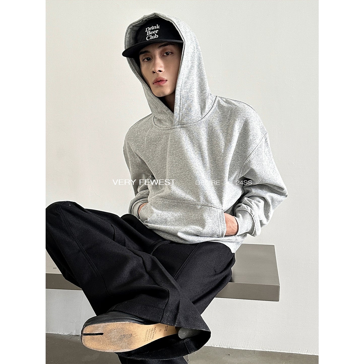 Short Heavyweight Basic Hoodie WN8947