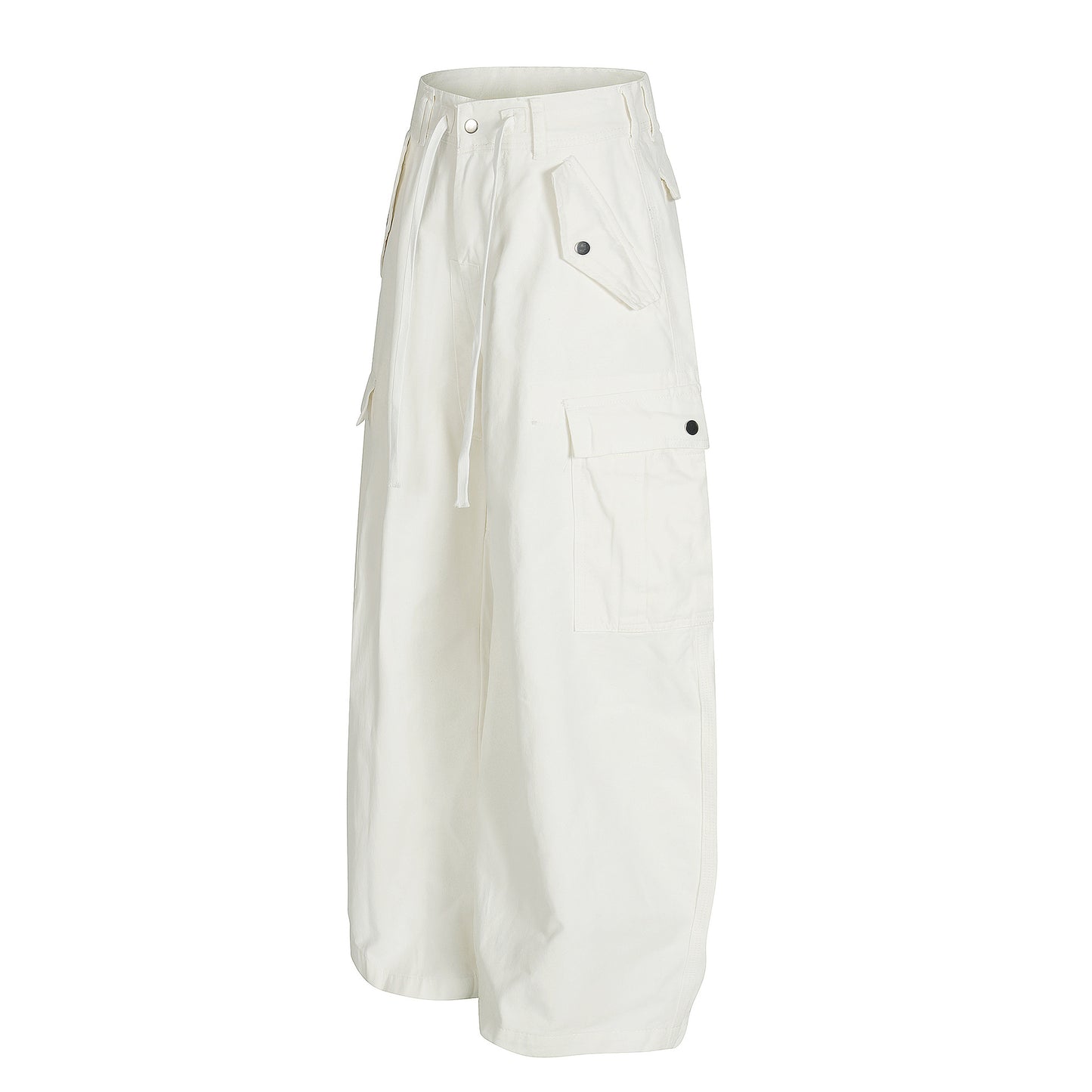Drawstring Cargo Wide Leg Pants WN25928