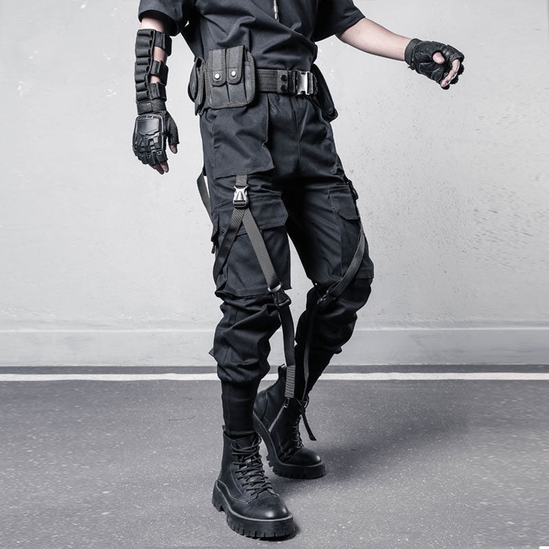 Functional Multi-Pocket Cuffed Cargo Pants WN22567