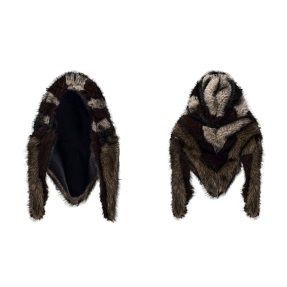 Fake Mink Fur Warm Earflap Hat WN21821