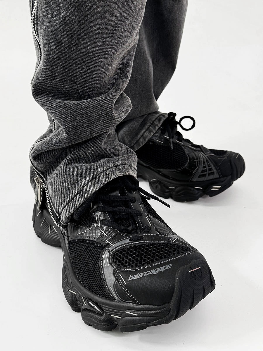 Platform Design Sporty Sneakers WN19111