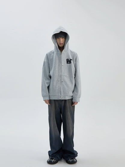 Oversize Zipper Hoodie WN8793